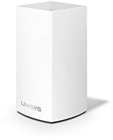 Linksys Velop WHW0103 sistema WiFi 5 mesh de doble banda AC1200, router WLAN, repetidor, extensor, cobertura de hasta 400 m², 6 puertos Gigabit Ethernet y controles parentales, paquete de 3, blanco