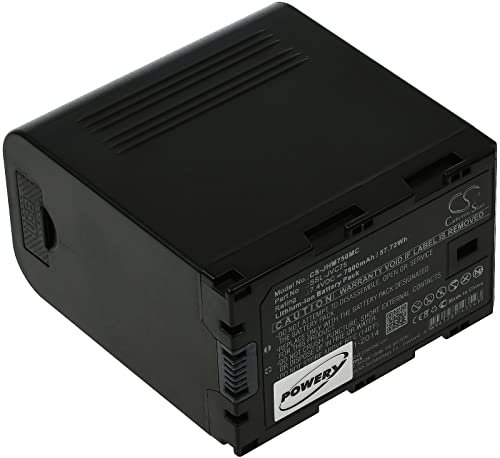 Batteria per videocamera professionale JVC GY-HM650/GY-HM650EC, 7,4 V, agli ioni di litio