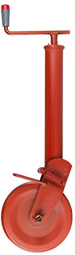 Simol Industrieller Stützrad | Stahl | 1500 kg Stützlast | 300 mm Spindelhub | Halbautomatischer Klappvorgang | Federverriegelung