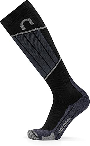 Circle Five 2 Paar Kompressionsstrümpfe für Damen and Herren, Kompressionssocken für Sport, Motorrad Fahren, Laufen, Reisen, Flug auch in Übergröße Farbe Dunkelgrau Größe 47-50