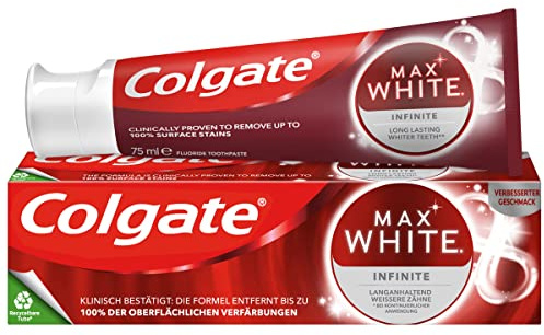 Colgate Zahnpasta Max White Infinite 75ml - langanhaltend weissere Zähne