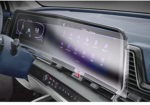 GAFAT [Lot de 2] Compatible avec Kia Sportage NQ5 2022-2024 2025 Navigation + Virtual Cockpit Film de Protection, Sportage 2023 Nano Film de Protection d'Écran, 6H Anti-Rayures (Courbe)