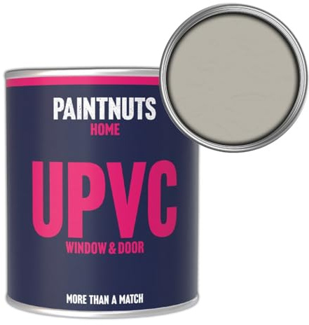 Paintnuts UPVC Window & Door Paint - RAL-7044 - SILK GREY Satin 250ml Tin