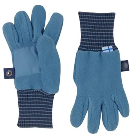 Finkid Fleece Fingerhandschuhe Sormikas Dove/Navy L