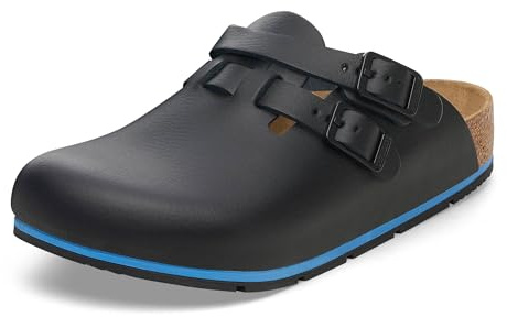BIRKENSTOCK Sabots Kay Pro en cuir - Chaussures de loisirs et de travail unisexes de qualité supérieure pour la médecine, la restauration et le service