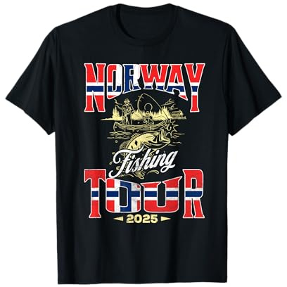 Norway Fishing Tour 2025 Angel Tour in Norwegen T-Shirt