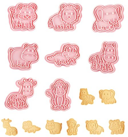 VYIBPDY 8 in 1 Stück Keksausstecher Ausstechformen Kinder Set ausstecher Brot und gemüse Kinder Ausstecher Brot Und GemüSe Kinder, PläTzchen Ausstecher, Tortendeko