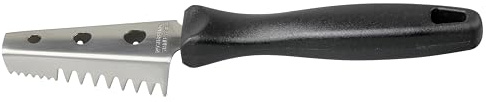 METRO Professional Fischentschupper, Edelstahl/PP, silber/schwarz