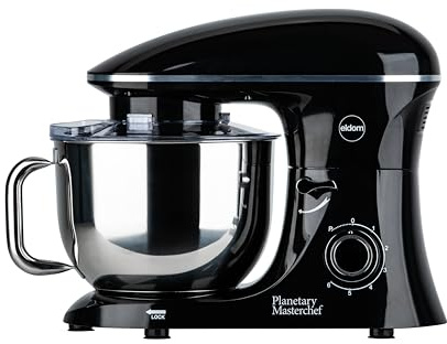 Küchenmaschine, Planetenmischer, Schüssel mit Edelstahlgriff mit einem Fassungsvermögen von 6,2 Litern, 6 Geschwindigkeitsstufen, Teigmaschine zum Rühren, Kneten und Aufschlagen, Spatel, 2200w