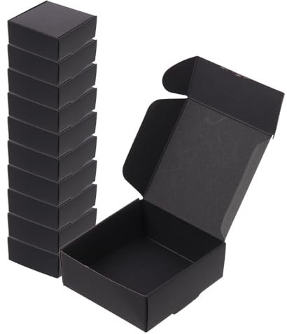 DIYEAH 20stücke Versandkartons Aus Papier Für Verpackung Und Versand Aufbewahrungsboxen Für Kleine Gegenstände Lieferkartons Aus Robustem Material