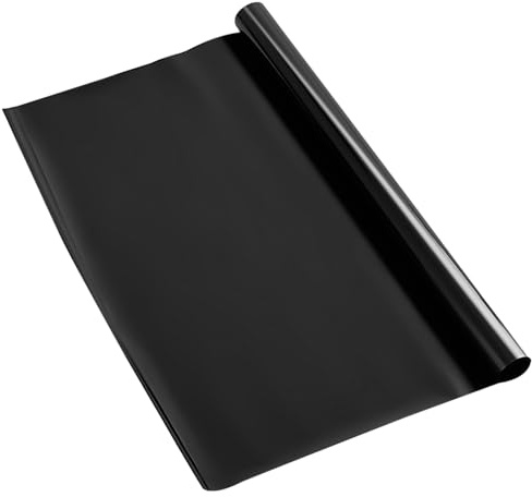 Alipis Autoscheibentönungsfolie Schwarz Pet 75cm X 5% Tönung Sonnenschutz Stilvolles Modernes Design für Auto Fenster