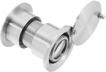 KITANDOVE Wide Angle Solid Brass Door Viewer with Heavy Duty Privacy Cover Peephole for Thick Doors for Use