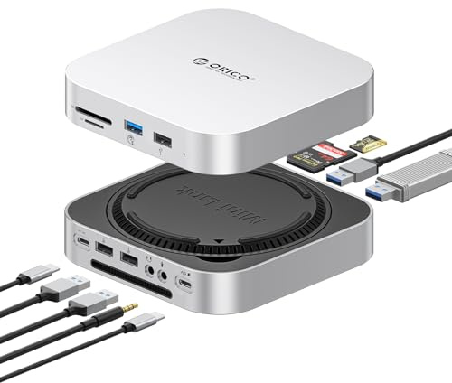 ORICO MiniLink M4 Hub Docking Station SSD M.2 2280 10 en 1 5 Gbps USB 3.0 3 x USB 2.0 TF/SD 3.0 2 x 3,5 mm AUX 5 V/3 A