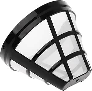 Black Universal Permanent Coffee Filters | Reusable Coffee Mesh Basket Cup | for Over Coffee Filter | Washable Household Coffee Mesh Basket Cup | Coffee Machine Parts,Reusable Filters