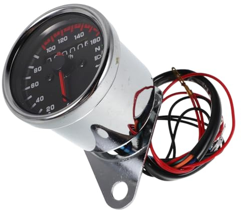 ELAYARD Ódometro De Motocicleta Led Digital Con Pantalla Clara Nocturna Resistente Intemperie Bajo Consumo De Energía Para Medir El Kilometraje Moto Viajes Diarios Larga Distancia