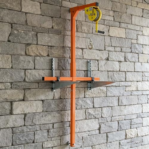 Air Conditioner Lifting Tool, with Manual Winch Hoist, Disassembly Lifting Tools, Heavy-Duty Lifting Cranes, for Easy Outdoor Unit Installation,150KG,10M