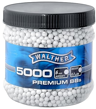Walther Softairkugeln BB Munition, Weiß, One Size (5000pcs)