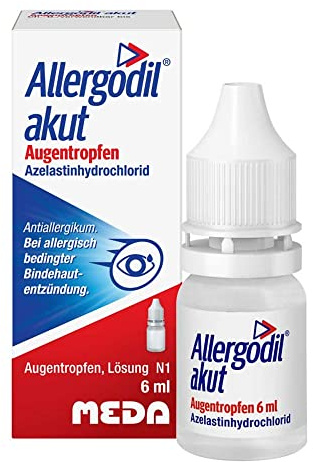 Allergodil akut Augentropfen bei allergischer Bindehautentzündung, 6 ml Lösung