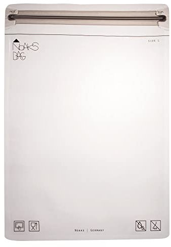 Noaks Bag Sacca Impermeabile, Taglia XL, 5 Pezzi ZIP Sacchetti con Chiusura Ermetica, Trasparente