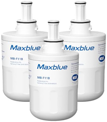 Maxblue MB-F11B Filtre Frigo Remplacement pour Samsung® DA29-00003G, 3 Pack | Remplacement pour Samsung® Aqua Pure Plus Réfrigérateur DA29-00003G, DA29-00003B, DA29-00003A, DA97-06317A, DA61-00159A