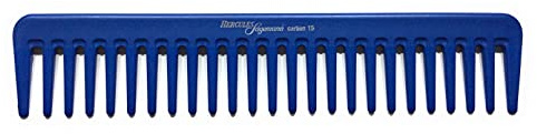 Hercules Sägemann HS C15 carbon 15 Profi Stylingkamm Lockenkamm blau Haarkamm (antistatisch) Carbonkamm grobe Zahnung, 7,5 Zoll Kamm (15b)