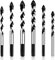 flintronic Foret Carbure de Tungstene, Lot de 6 Foret Diamant en Carbure de Tungstène pour Carreaux de Céramique, Béton, Mur en Brique, Verre, Maçonnerie en Plastique et Bois (4/6/6/8/10/12 mm)