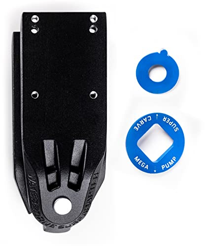 WATERBORNE SKATEBOARDS FIN System - Surf Adapter - Front Surfskate Truck Fits to Any Skateboard - Adjust Patented FINs for 3 Surf Skate Modes - Carving Truck to Cruise and Ride Like a Surf Skateboard