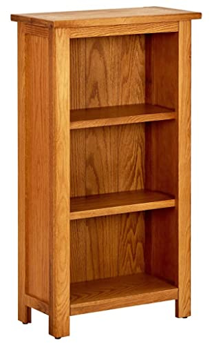 ZQQLVOO Bücherregal 45x22,5x82 cm Eiche Massivholz, Aufbewahrung DVD + CD-Regal, Raumteiler für Büro, Wohnzimmer, Bücherregal