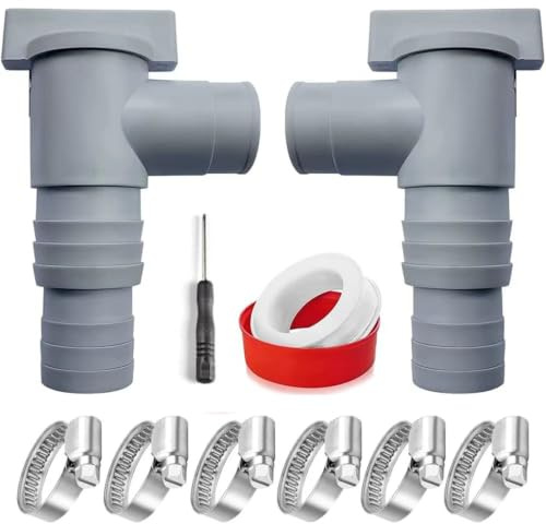 TUIBEIDAMAI Robinet d'arrêt de piscine 32 mm, 32 mm, kit de raccordement Bestway 32 mm, valve de piscine 32 mm, accessoire d'entretien pour piscine hors sol et pompe de piscine