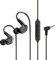 MEE Audio Auricolari Sportivi M6 In-Ear Con Cavo - Telecomando a 3 Pulsanti, A Prova di Sudore per Correre/Palestra/Allenamenti, Ganci Con Filo di Memoria