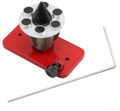 Oceanlend Präzisionsklingen-Auswuchtgerät, Metall/Aluminium, für 339075B Balancer, magnetische Wandhalterung (rot), 63OW6I822N04D29J6579J909UB34