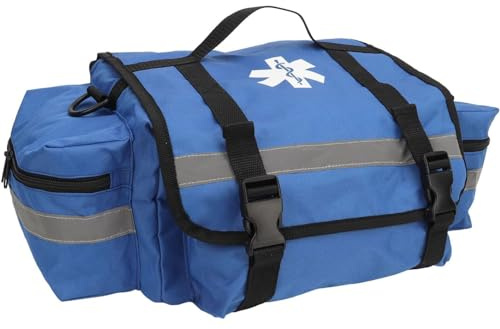 First Responder Tasche leer, professionelle medizinische Versorgungstasche, Erste-Hilfe-Kits Tasche mit reflektierendem Streifen, für häusliche Gesundheit, Krankenschwester, Gemeinschaftspflege, EMT,