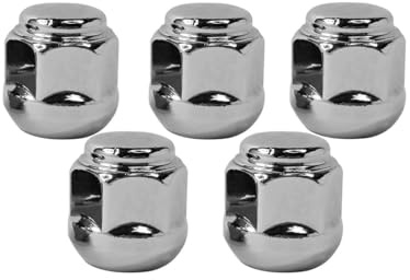 Mysttoo 5 dadi cromati M12 x 1,5 compatibili con Honda Accord Civic City CR-V Fit HR-V Insight Element Prelude S2000 CR-Z Acura Legend Integra MDX ILX RSX TL TLX NSX