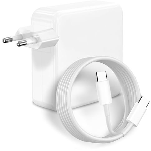 GBMGLRY 100W USB C Ladegerät für MacBook Pro 16, 15, 14, 13 Zoll, MacBook Air 13 Zoll, iPad P ro 2021/2020/2019/2018 und Alle USBC Geräte,Netzadapter C auf C