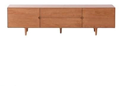 JAVYPPT Mueble Mueble de TV de Madera de Cerezo Centro de Entretenimiento for Sala de Estar Simple Mueble de Piso for el hogar de Madera Maciza nórdica Mueble de TV Mueble de TV Moderno