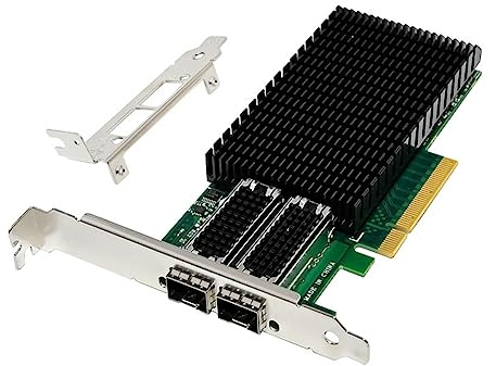 Fuhjythy Pcie X8 X-4 Dual-Port 25G Sfp28 Dual-Port 10G Scheda di Rete in Fibra Ottica Parti della Scheda di Rete