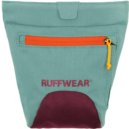 Ruffwear, Treat Trader Dog Treat Pouch, River Rock Green | Hands-Free Waist-Worn, One-Handed Magnetic Closure, Belt or Clip, Waterproof Food-Grade Lining, Zip Pocket, Clicker Loop