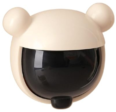 Porta Spazzolino da Denti Disegno con Accessori da Bagno Coperchio per Famiglia, dormitorio, Campeggio Auto e Famiglia Moderna