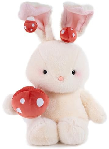 Hase Plüschtier, Weicher Kuscheltier Pilz Kaninchen Stofftier Puppe Hängeohrhase Plüsch Spielzeug Für Kinder Mädchen Erwachsene(85cm/33.5in)