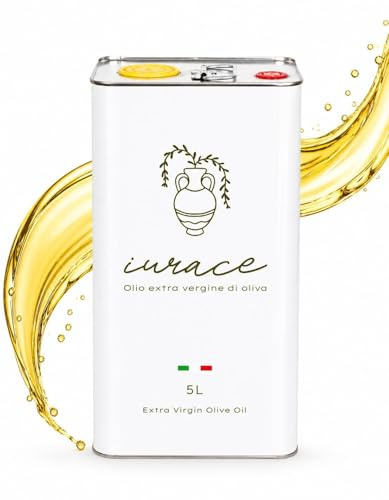 IURACE-Olio Extravergine di Oliva 5L – 100% Italiano – Cuore della Calabria – Lavorazione Tradizionale