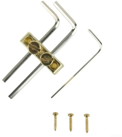 Support de rangement en métal à visser pour guitare western et guitare électrique, noir (doré)