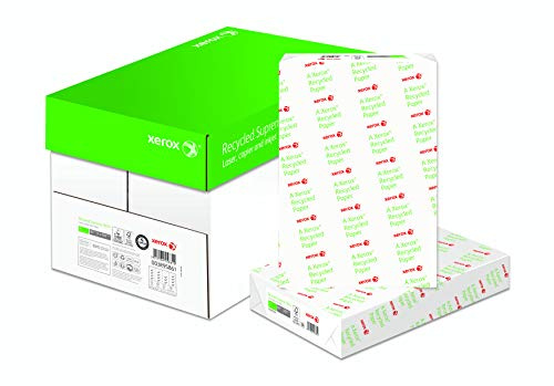 Xerox Recycled Supreme Papier 003R95861 - DIN A3 80 g/m² - Kopierpapier für Laserdrucker und Kopierer - aus 100% Altpapier - 1 Karton à 5 Packungen - 2500 Blatt - weiß