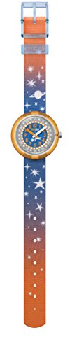 Flik Flak Reloj analógico de Cuarzo para niños con Correa de Tela FPNP018
