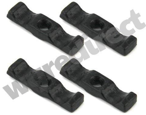 4X Large Turn Button Latch 2.5 63mm Black Shed Spin Catch Rabbit Hutch Gate