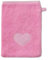 Möve Hearts Waschhandschuh, Flamingo, 20 x 15 cm