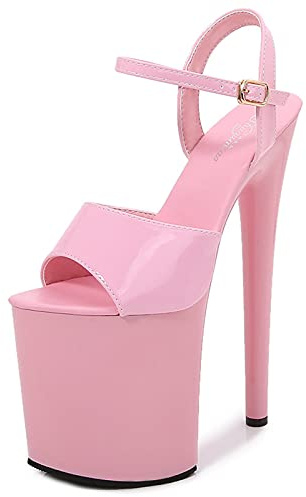 Damen Sandalen 20Cm High Heels Sexy Stripperin Bühnenperformance Pole Dance High Heels Nachtclub Partytanz High Heels Plus Size Unisex