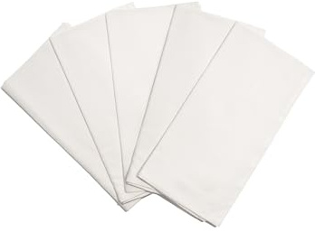 Bread Towels for Proofing Cover - 100% Organic Cotton Bread Cloth for Rising - Breathable Tea Towel for Bread Making - Unbleached Baking Towels - Bread Basket Cloth Napkin - 27x27 (Natural - 5 Pack)