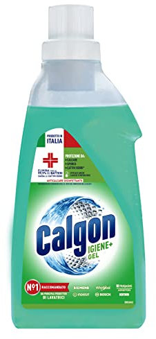 Calgon Igiene+ Gel Anticalcare, Additivo Anticalare per Lavatrici, 1.5l di Anticalcare Disinfettante