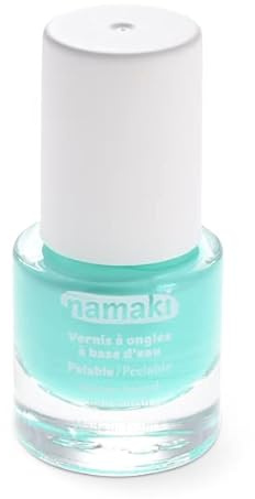 Vernis à Ongles Pelable Vert d’Eau - Namaki, Sèche Rapidement pour Enfants