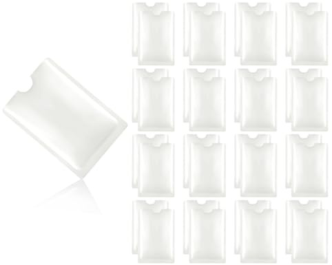 ZoeTekway 24 Stück RFID Schutzhülle Blocker,NFC Datenschutz Abschirmung,Kreditkartenhülle vor Datendiebstahl Schutz,TÜV geprüft,EC Kartenhülle,für EC Bank-Karte Ausweise
